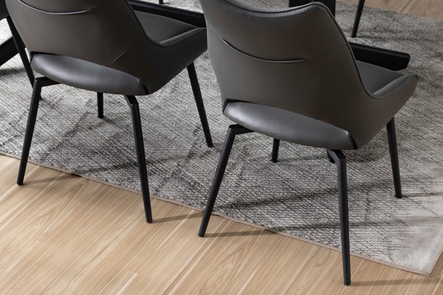 Bộ Bàn ăn Winston (8 chỗ Grey)