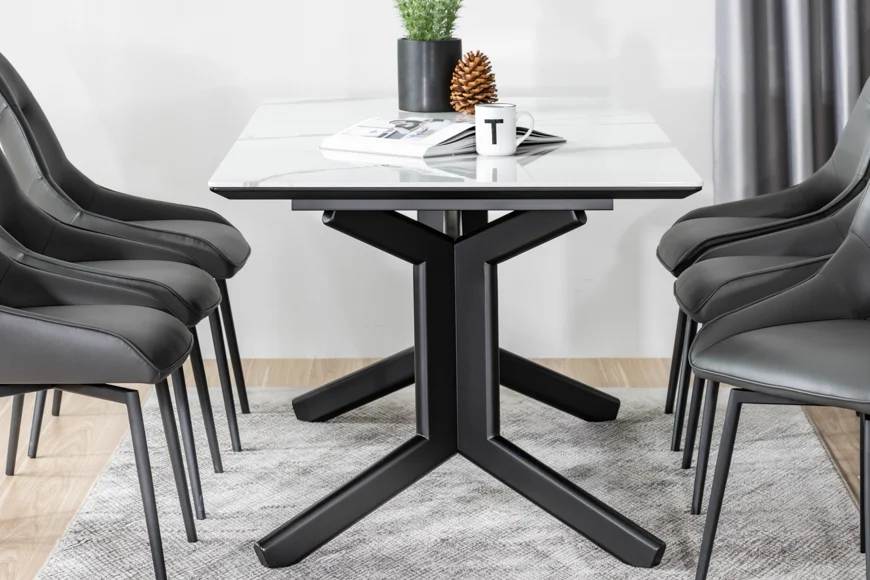 Bộ Bàn ăn Winston (8 chỗ Grey)